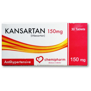 KANSARTAN 150 MG ( IRBESARTAN ) 30 TABLETS